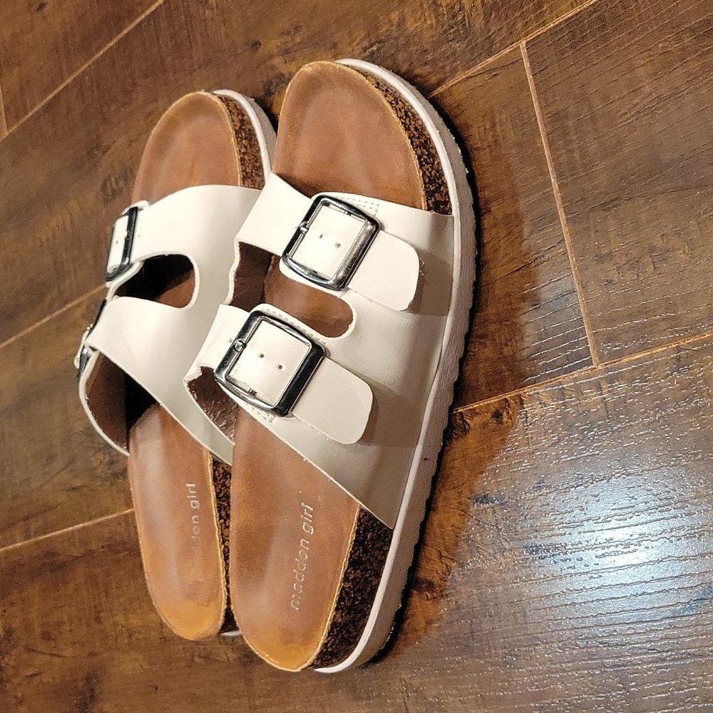 Madden girl sandals white